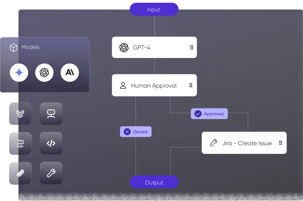 Airia agent builder interface